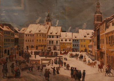 Markt zu Lobenstein 1748